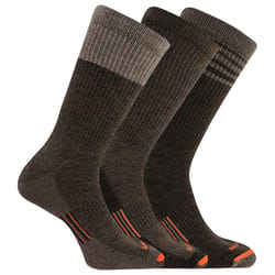 Merrell Unisex Work XL Crew Socks Brown