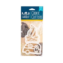 Camco Life is Better at the Campsite White Plastic Cookie Cutters