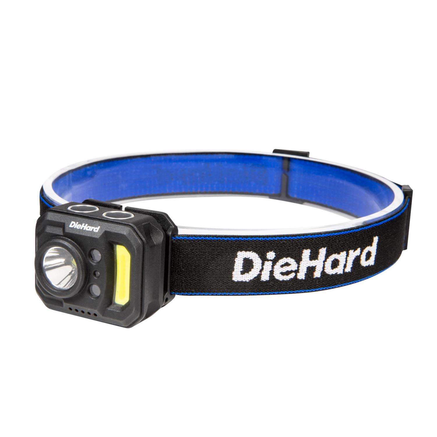 Dorcy DieHard 375 lm Black/Blue LED Tactical Headlamp Ace Hardware