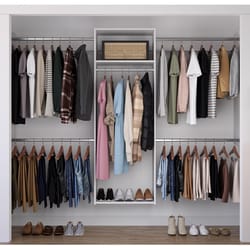 Easy Track Create Collection Wood Laminate Closet Kit