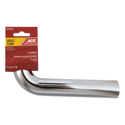 Ace 1-1/4 in. D X 7 in. L Brass Wall Bend