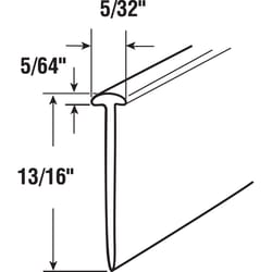 Prime-Line 3.75 in. W x 5.4 in. H Frameless Shower Door Bottom Seal