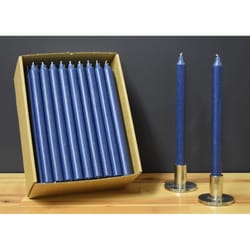 Kiri Tapers Navy Blue Unscented Scent Taper Candle