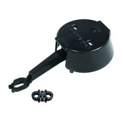 Fluidmaster Toilet Fill Valve Cap Black Plastic