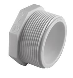 Charlotte Pipe Schedule 40 1 in. MPT X 1 in. D FPT PVC Plug