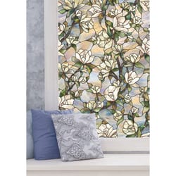 Artscape Multicolored Star Magnolia Indoor Window Film 24 in. W X 36 in. L