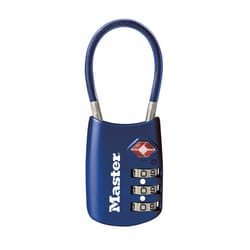 Master Lock 4688D Set Your Own Combination TSA-Accepted Luggage Lock 1-9/16 in. H X 1-3/16 in. W Ste