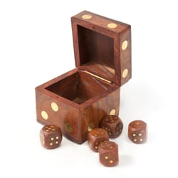 Matr Boomie Tabletop Dice Box Natural 5 pc