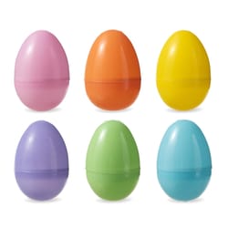 Glitzhome Easter Eggs Plastic 60 pk