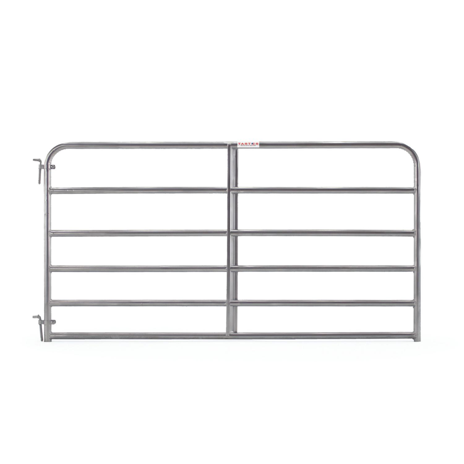 UPC 704496000833 product image for Tarter 50 in. H x 1.75 in. W Galvanized Steel Tube Gate | upcitemdb.com