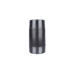 STZ Industries 1-1/2 in. MIP each X 1-1/2 in. D MIP Black Steel 2-1/2 in. L Nipple