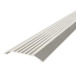 M-D BUILDING PRODUCTS 0.5 in. H X 3.88 in. W X 36 in. L Aluminum/Vinyl Commercial Threshold Silver