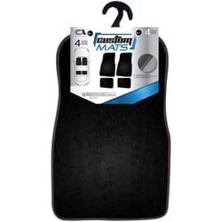 Custom Accessories Black Carpet Auto Floor Mats 4 pk