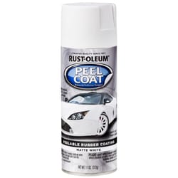 Rust-Oleum Peel Coat Flat/Matte White Rubber Coating 11 oz