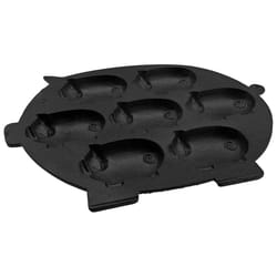 Old Mountain Cast Iron Baking Pan 0.875 in. Black