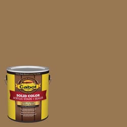 Cabot Solid Color Acrylic Stain &amp; Sealer Solid New Cedar Acrylic Deck Stain 1 gal