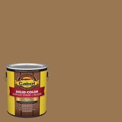 Cabot Solid Color Acrylic Stain & Sealer Solid New Cedar Acrylic Deck Stain 1 gal