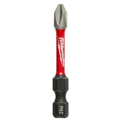 Milwaukee Shockwave Phillips #2 X 2 in. L Impact Driver Bit Set Alloy Steel 5 pk