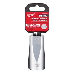 Milwaukee 23 mm X 3/8 in. drive Metric 6 Point Deep Socket 1 pc