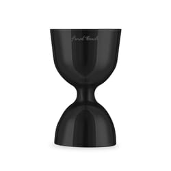 Final Touch 2 oz Black Stainless Steel Double Jigger