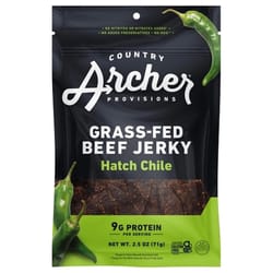 Country Archer Hatch Chile Beef Jerky 2.5 oz Bagged