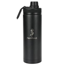 Aquapelli 18 oz Midnight Black BPA Free Vacuum Insulated Bottle