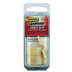 Jandorf 1/4 in. D X 1.38 in. L Natural Nylon Cable Clip
