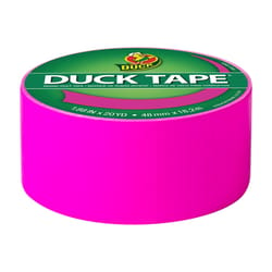 Duck 1.88 in. W X 20 yd L Fluorescent Lilac Solid Duct Tape