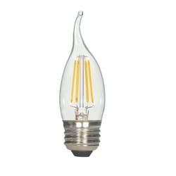 Satco . CA10 E26 (Medium) LED Bulb Warm White 40 Watt Equivalence 2 pk