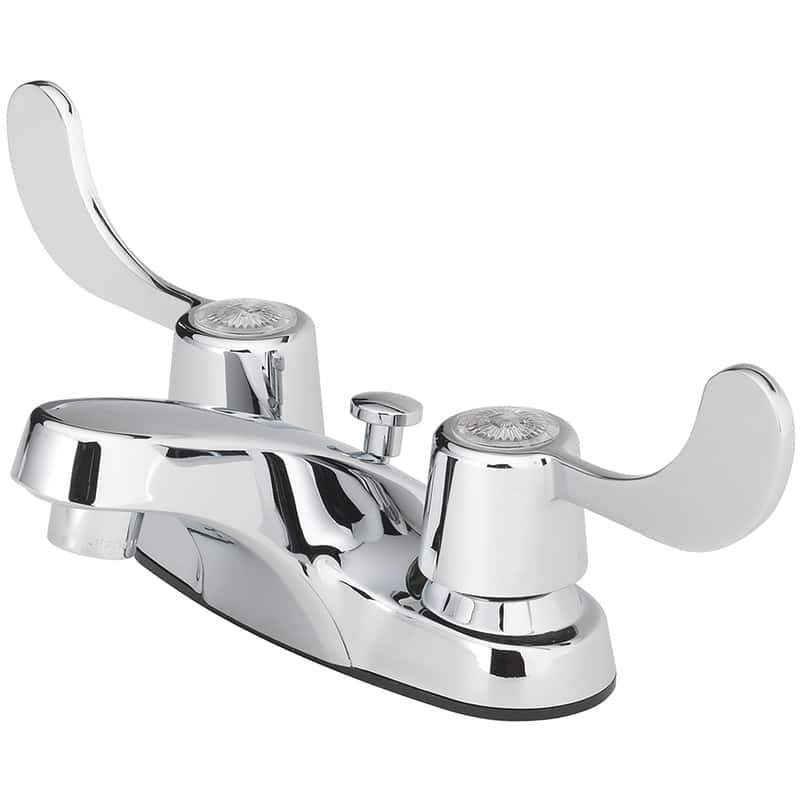 OakBrook Coastal Chrome Two Handle Lavatory PopUp Faucet 4 in. Ace