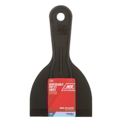 Ace  4 in. W Plastic  Flexible  Putty Knife Set 