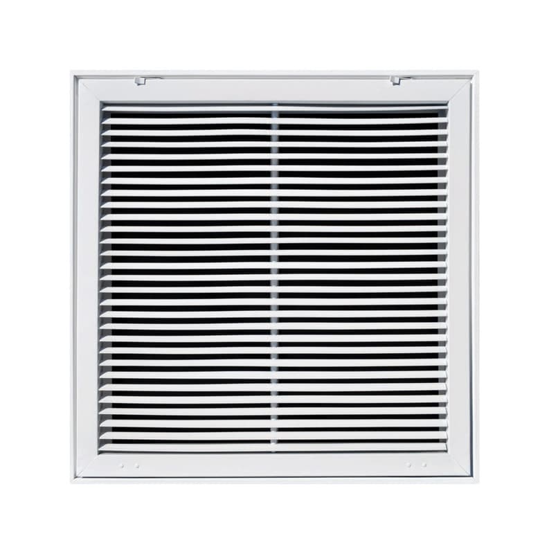 Tru Aire 24 in. H X 24 in. W 1-Way Powder Coat White Steel Return Air Filter Grille Uae Electronic uaeelectronic.com