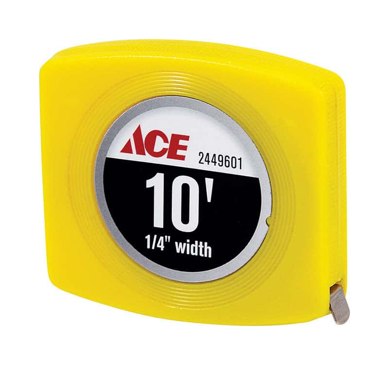 Ace Tape Measure 1/4 in. W x 10 ft. L