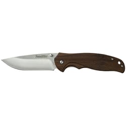 Smith's 7.9 in. Press and Flip Compact Utility Knife Brown 1 pc