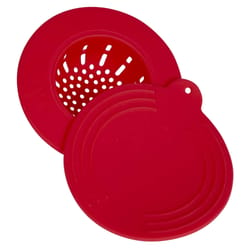 Core Kitchen Yes in. Matte Silicone Sink Strainer With Stopper