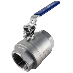 Apollo 96F Series 2 in. Stainless Steel FNPT Ball Valve Full Port Locking Lever For Water