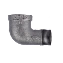 STZ Industries 1/8 in. MIP each X 1/8 in. D FIP Black Malleable Iron 90 Degree Street Elbow