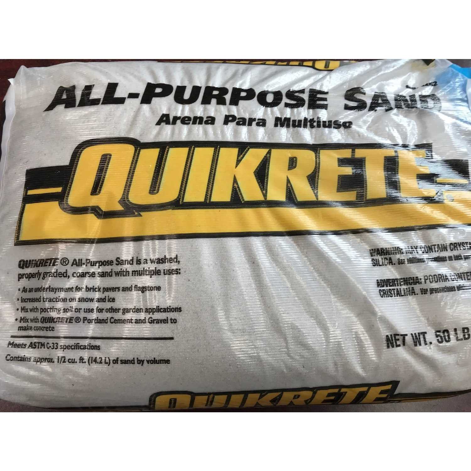 Quikrete Brown AllPurpose Sand 50 lb. Ace Hardware