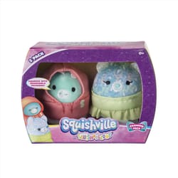 Squishmallow Squishville Squeeze Toy Multicolored 2 pc