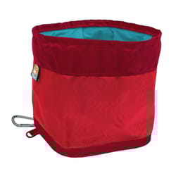 Kurgo Red Zippy Polyethylene 48 oz Pet Bowl For All Pets