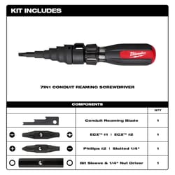 Milwaukee 8.7 in. L Conduit Reamer Steel