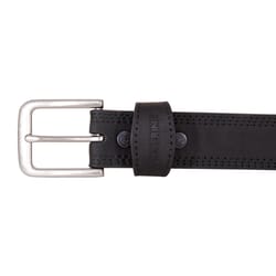 Wolverine Leather Rugged Belt 1.38 in. W Black