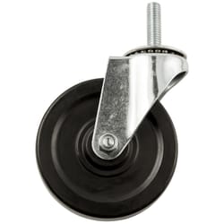 Titan 4 in. D Swivel Rubber Caster 115 lb 1 pk