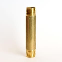 ATC 1/2 in. MPT 1/2 in. D MPT Yellow Brass Nipple 4 in. L