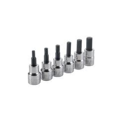 Craftsman 3/8 in. drive S SAE 6 Point Hex Bit Socket Set 6 pc