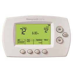 Honeywell Home Built In WiFi Heating and Cooling Push Buttons Programmable Thermostat