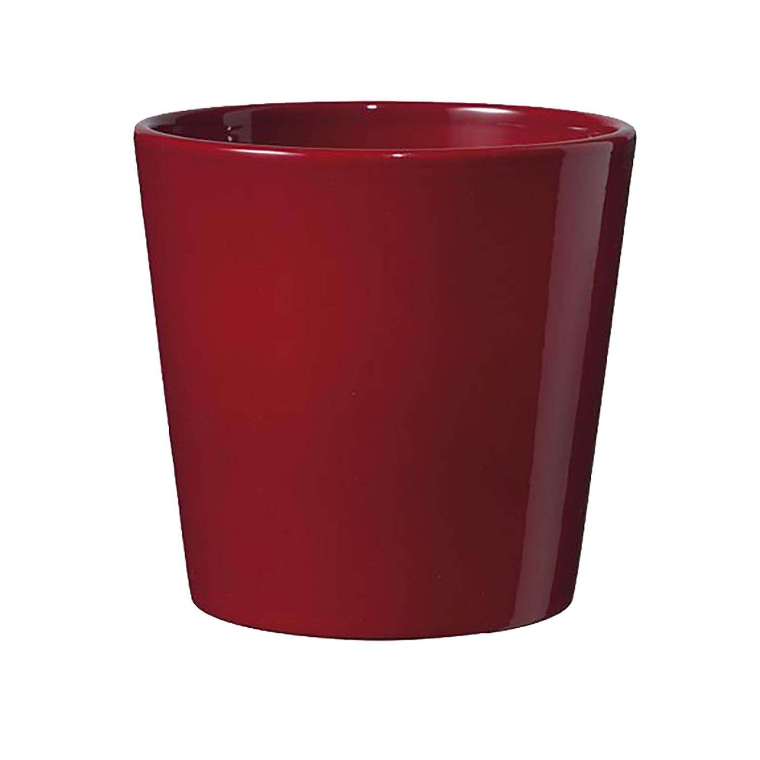 SK 5.1 in. H X 5.5 in. D Clay Dallas Ceramic Pot Red Ace Hardware