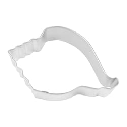R&M International Corp International Corp 4 in. L Conch Shell Cookie Cutter Silver 1 pc