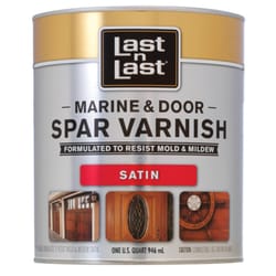 Last N Last Satin Clear Marine & Door Spar Varnish 1 qt