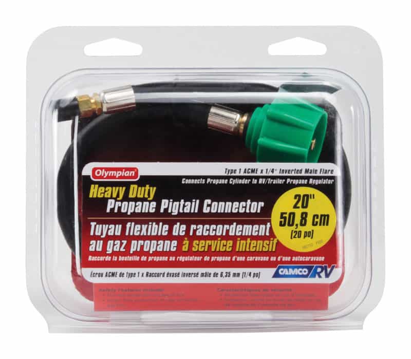 Camco 20 in. L Pigtail Propane Hose Connector Ace Hardware